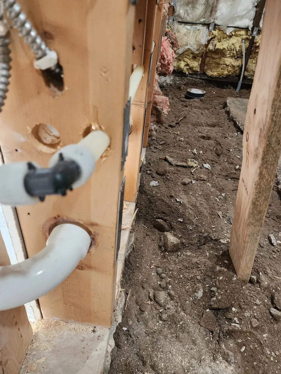 Plumbing detail close-up